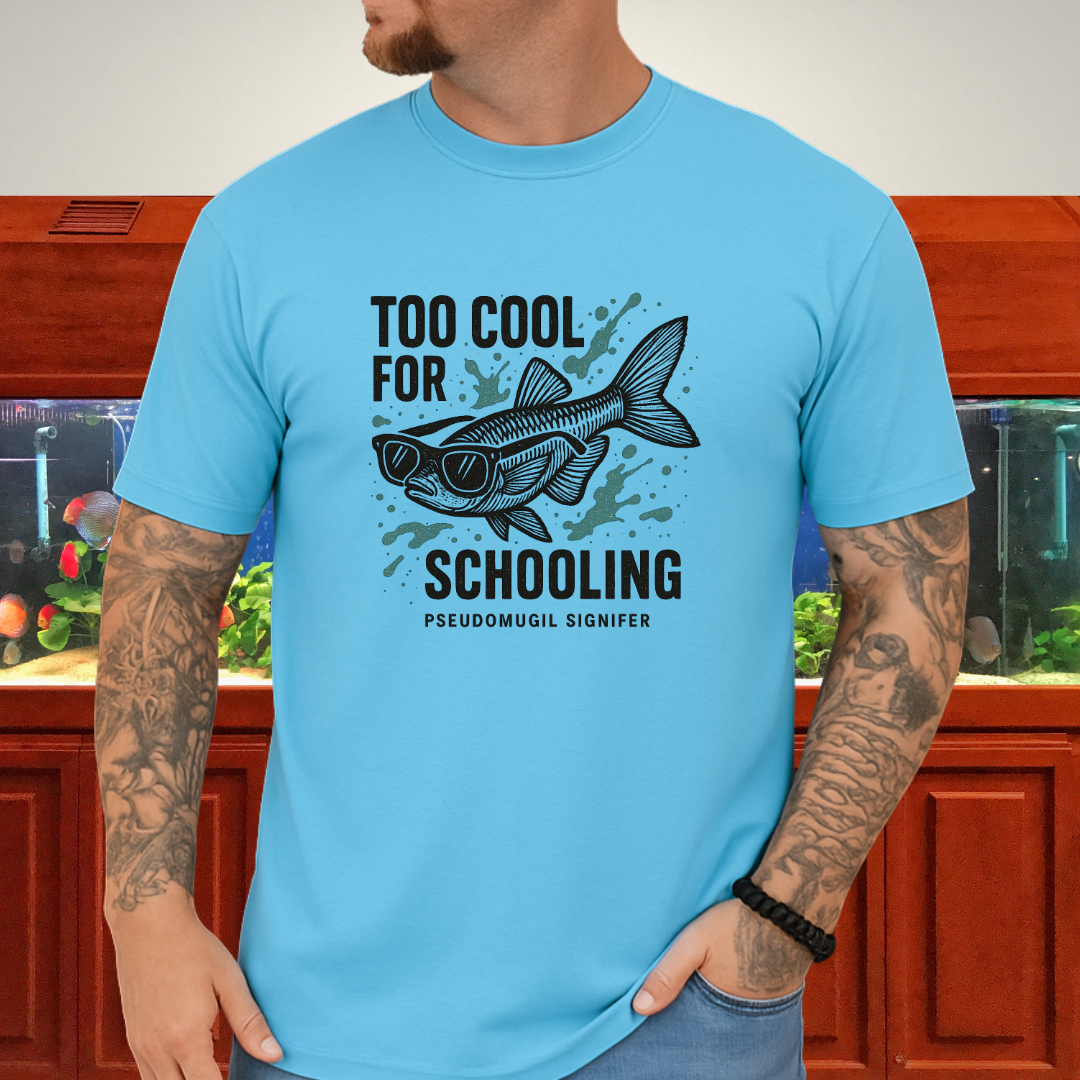 Nano Fish Humor Shirt – Too Cool for Schooling