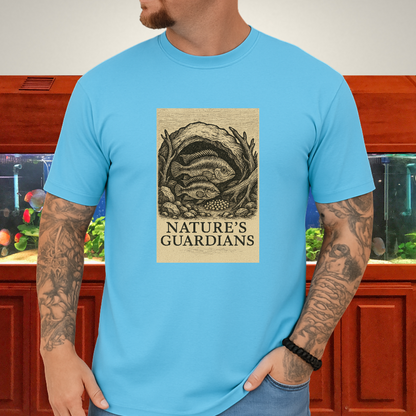 Nature’s Guardians Tee – Kribensis Pair Woodcut Illustration