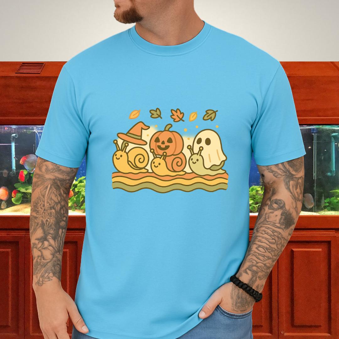 Spooky Snail Parade-T-Shirt-Fish &amp; Friends Tees