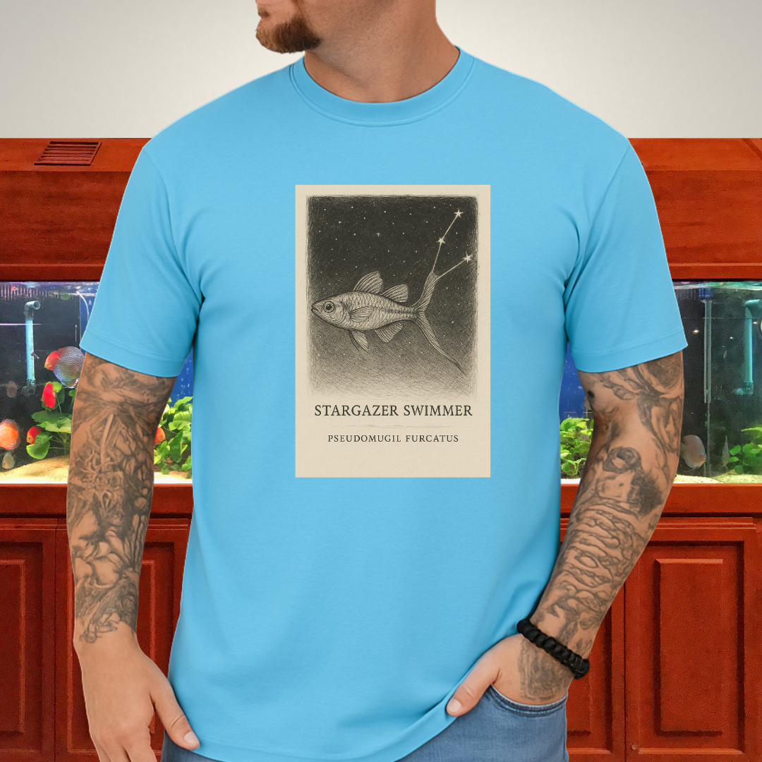 Surreal Pseudomugil Shirt – Dreamy Forktail Blue-eye Design