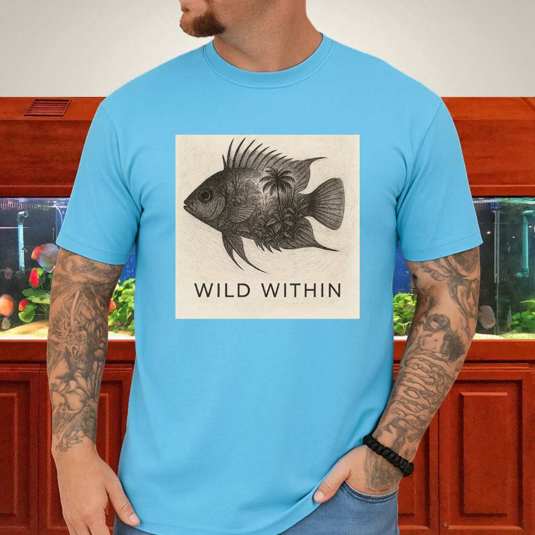 Wild Within Tee – Apistogramma Jungle Double Exposure