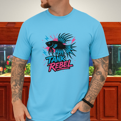 Tank Rebel Punk Betta Fish T-Shirt