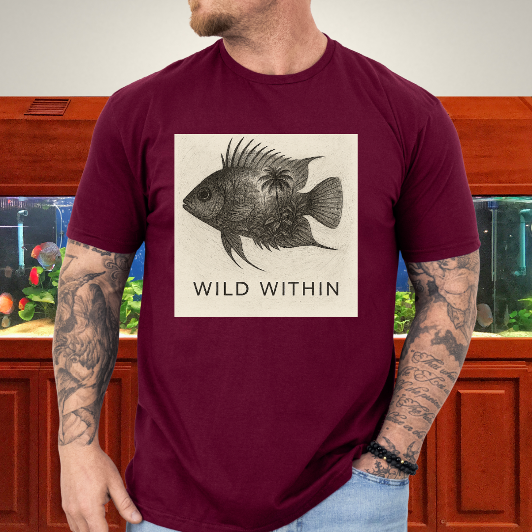 Wild Within Tee – Apistogramma Jungle Double Exposure