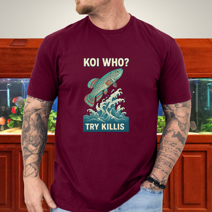Koi Who? Try Killis Tee – Gardneri Killifish Ukiyo-e Style