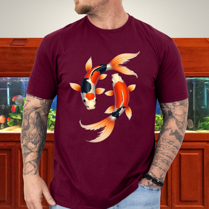 Japanese Koi Fish Harmony Shirt – Aquatic Symbolism