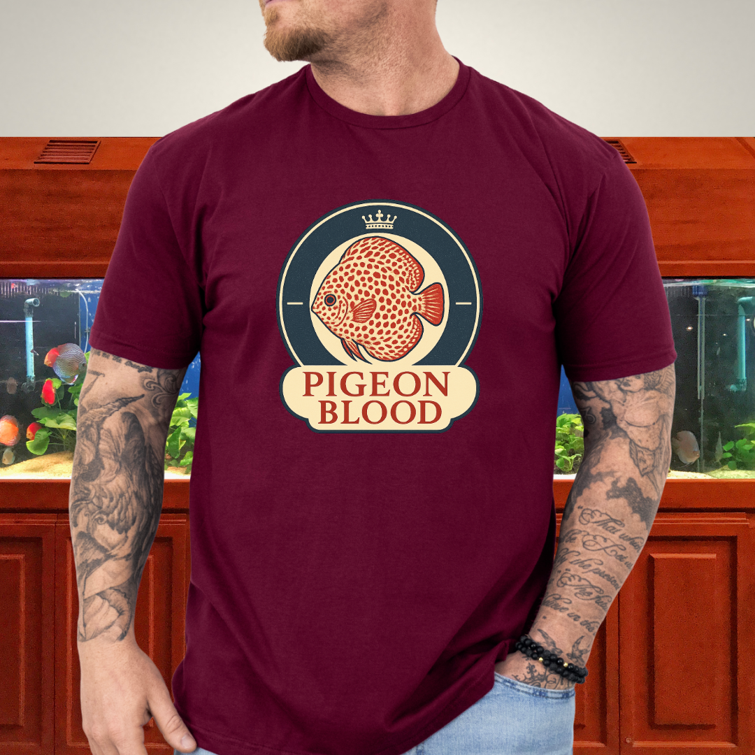 Vintage Pigeon Blood Discus Crown Crest Shirt