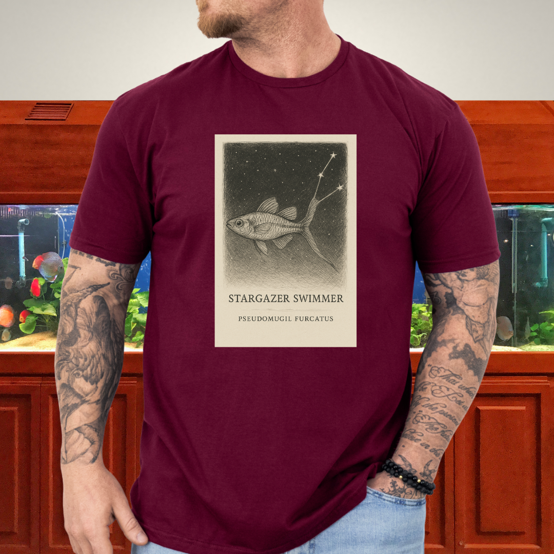 Surreal Pseudomugil Shirt – Dreamy Forktail Blue-eye Design