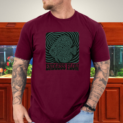 Endless Flow Surreal Snakeskin Discus Tee