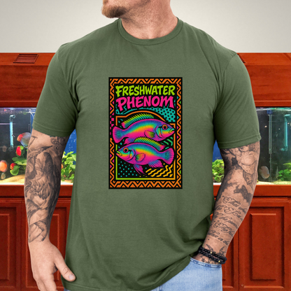 Freshwater Phenom Tee – Neon 90s Kribensis Design