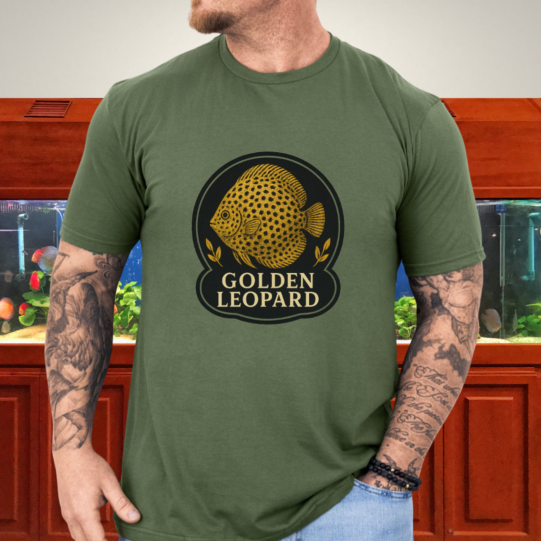 Vintage Golden Leopard Discus Tee