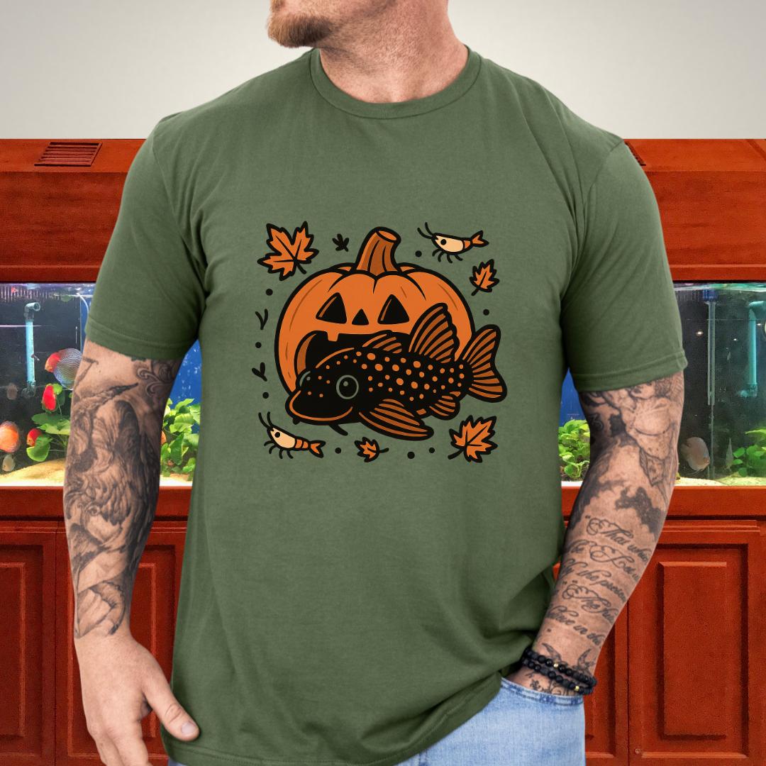 Pumpkin Pleco Party-T-Shirt-Fish &amp; Friends Tees