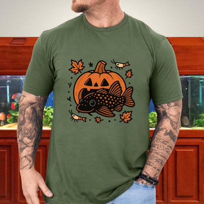 Pumpkin Pleco Party-T-Shirt-Fish &amp; Friends Tees