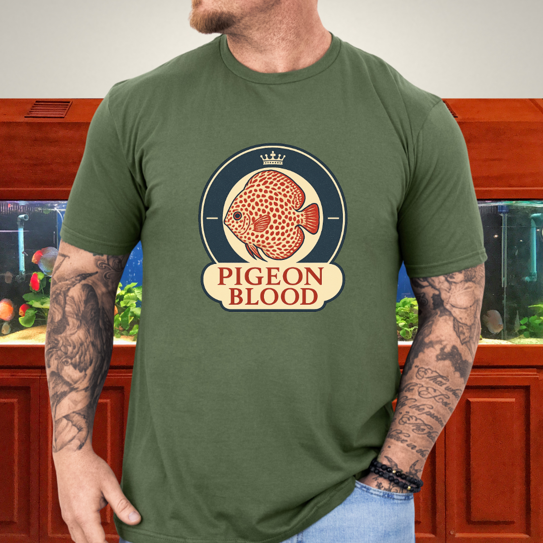 Vintage Pigeon Blood Discus Crown Crest Shirt
