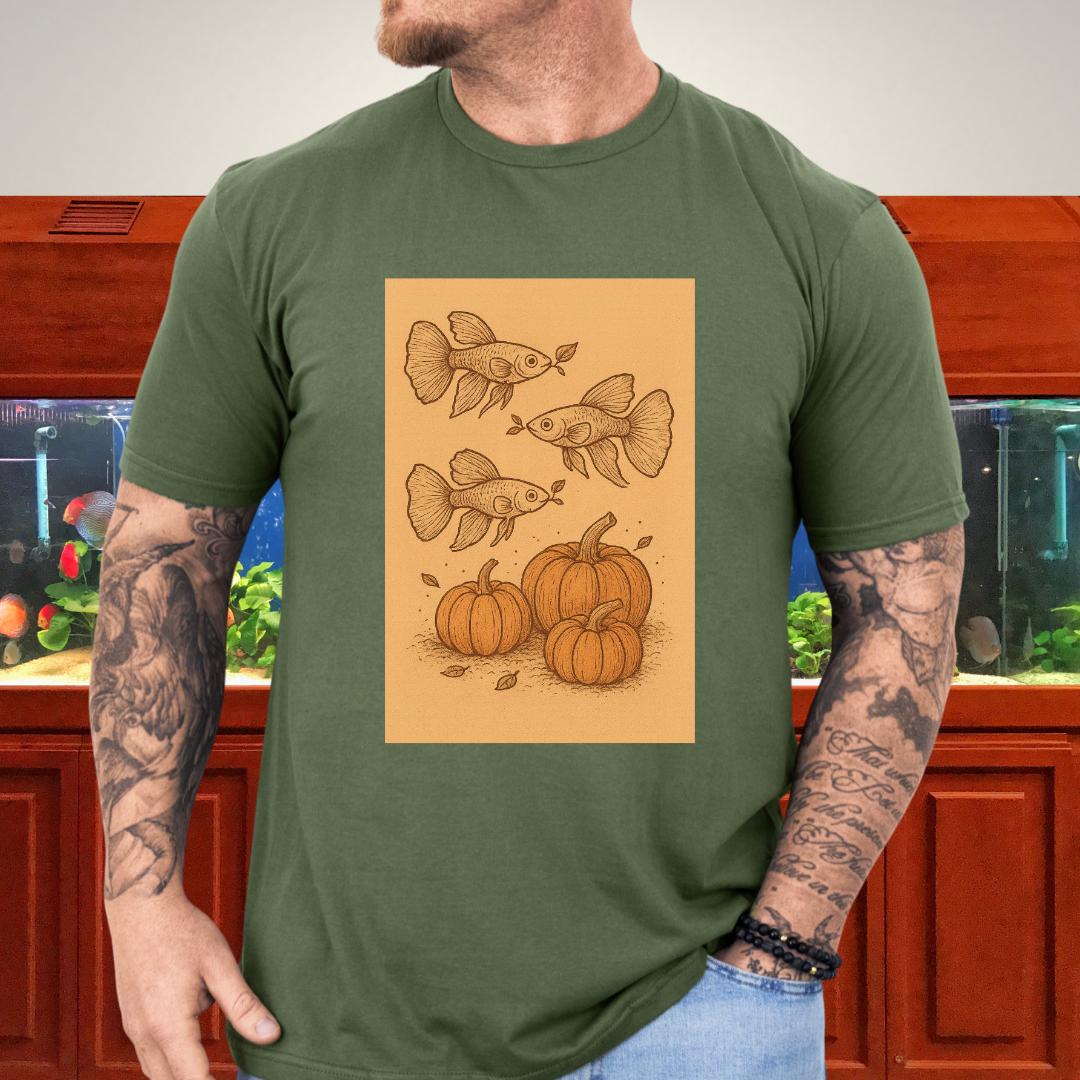 The Great Guppy Pumpkin Patch-T-Shirt-Fish &amp; Friends Tees