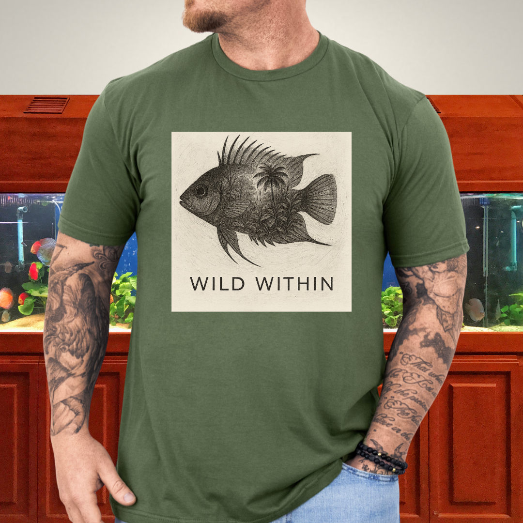Wild Within Tee – Apistogramma Jungle Double Exposure