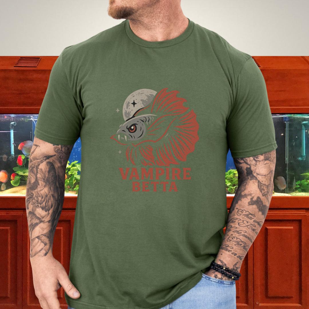 Vampire Betta-T-Shirt-Fish &amp; Friends Tees