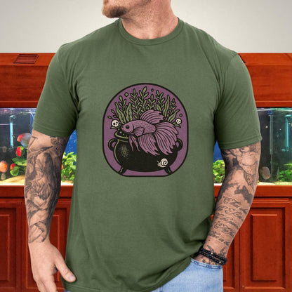 Witchy Betta Brew-T-Shirt-Fish &amp; Friends Tees
