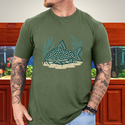 Spotted Grace Tee – Realistic Sterba’s Cory Catfish Design