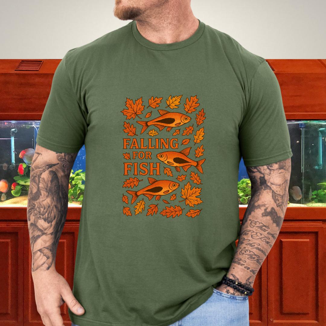 Autumn Leaves & Rasboras-T-Shirt-Fish &amp; Friends Tees
