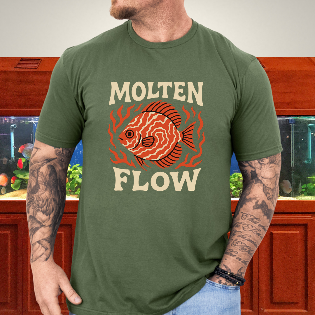 Molten Flow Psychedelic Discus Tee