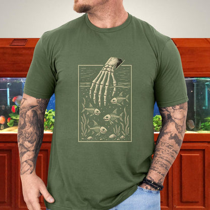 Skeleton Crew Aquarium-T-Shirt-Fish &amp; Friends Tees