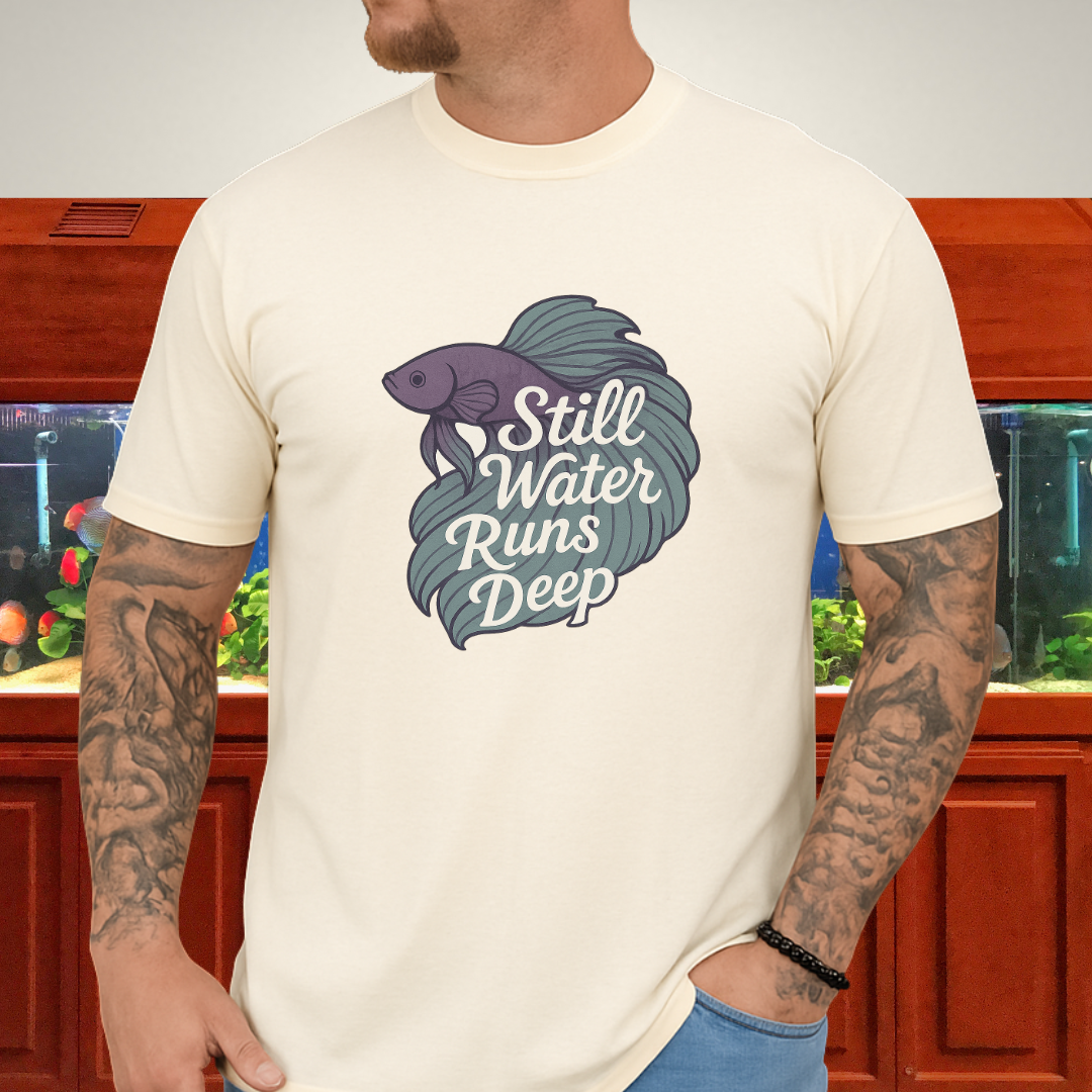 Still Water Runs Deep Betta Fish T-Shirt