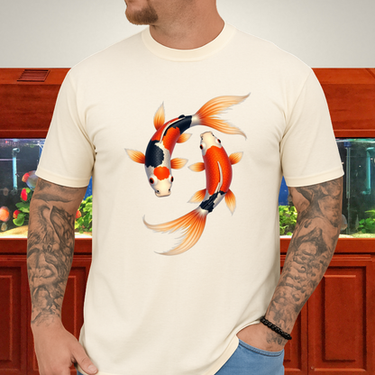 Japanese Koi Fish Harmony Shirt – Aquatic Symbolism
