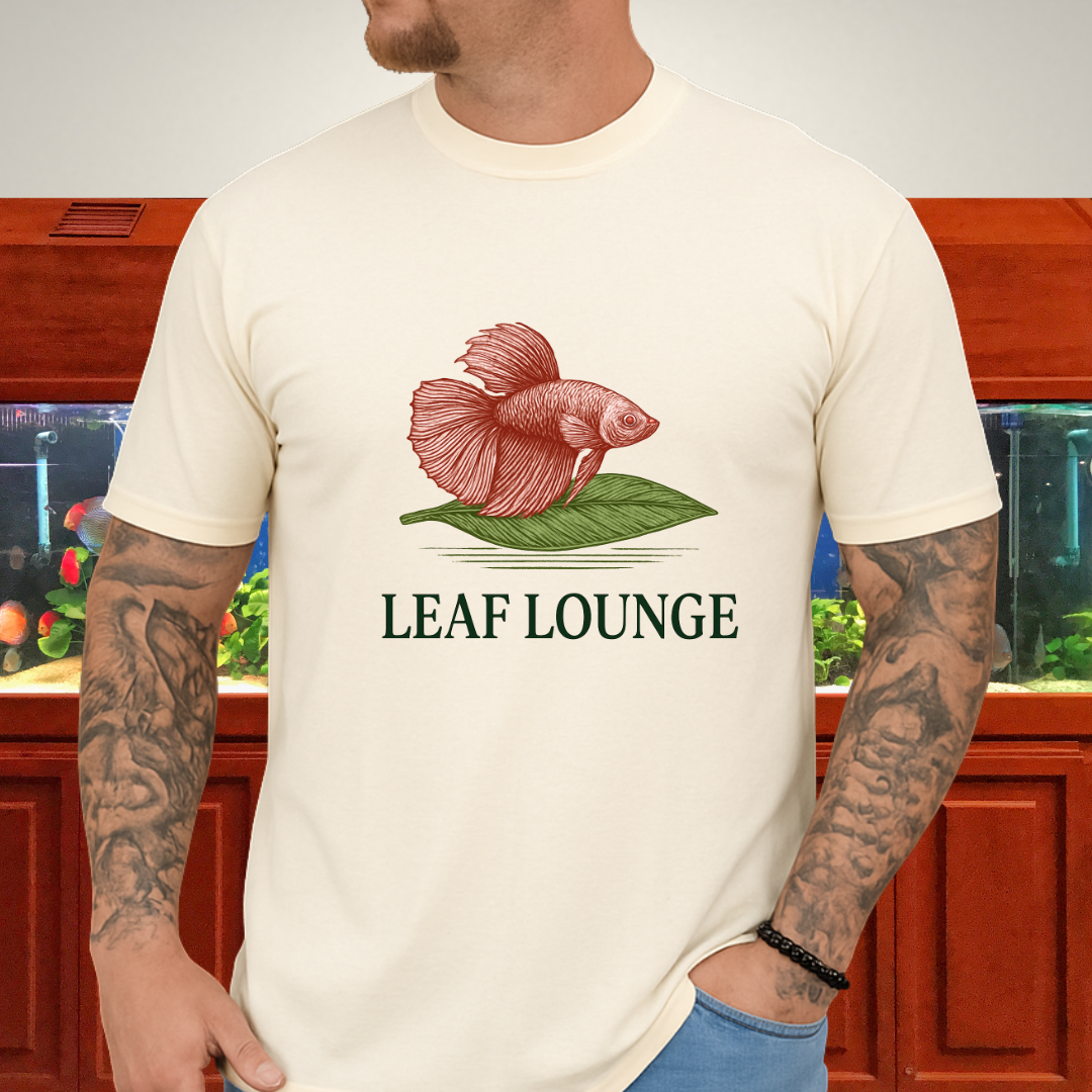 Leaf Rest Betta Tee – Floating Betta Fish Design