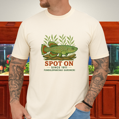 Spot On Since 1911 Tee – Gardneri Killifish Retro Design