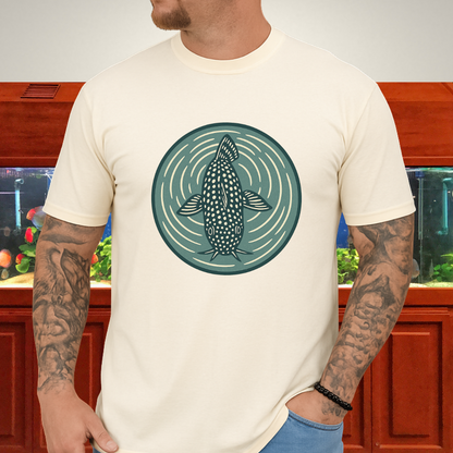 Ripple View Tee – Retro Corydoras Sterbai Lithograph