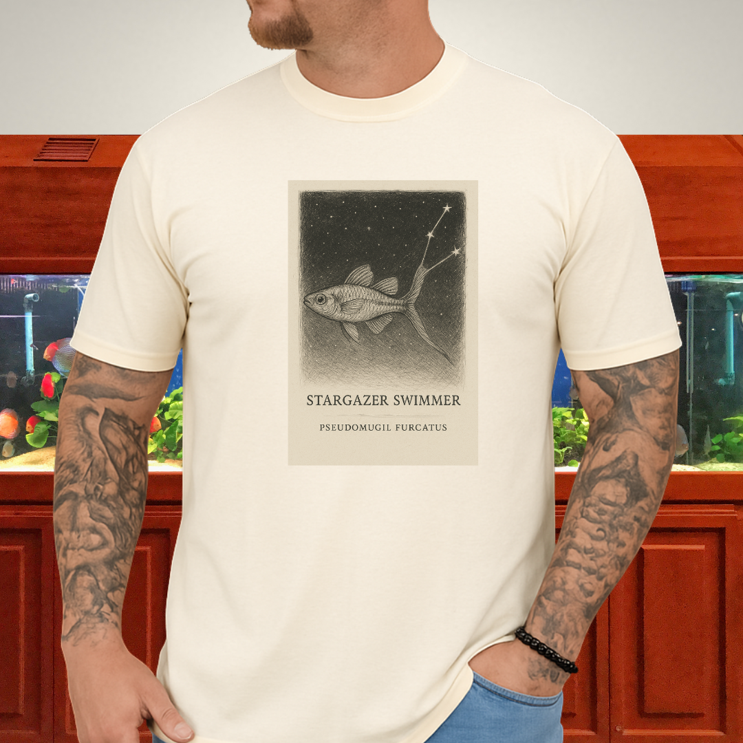 Surreal Pseudomugil Shirt – Dreamy Forktail Blue-eye Design