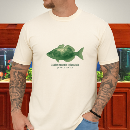Jungle Jewels Tee – Eastern Rainbowfish Double Exposure Design