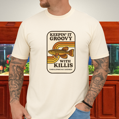 Keepin’ it Groovy Tee – Gardneri Killifish Retro Design