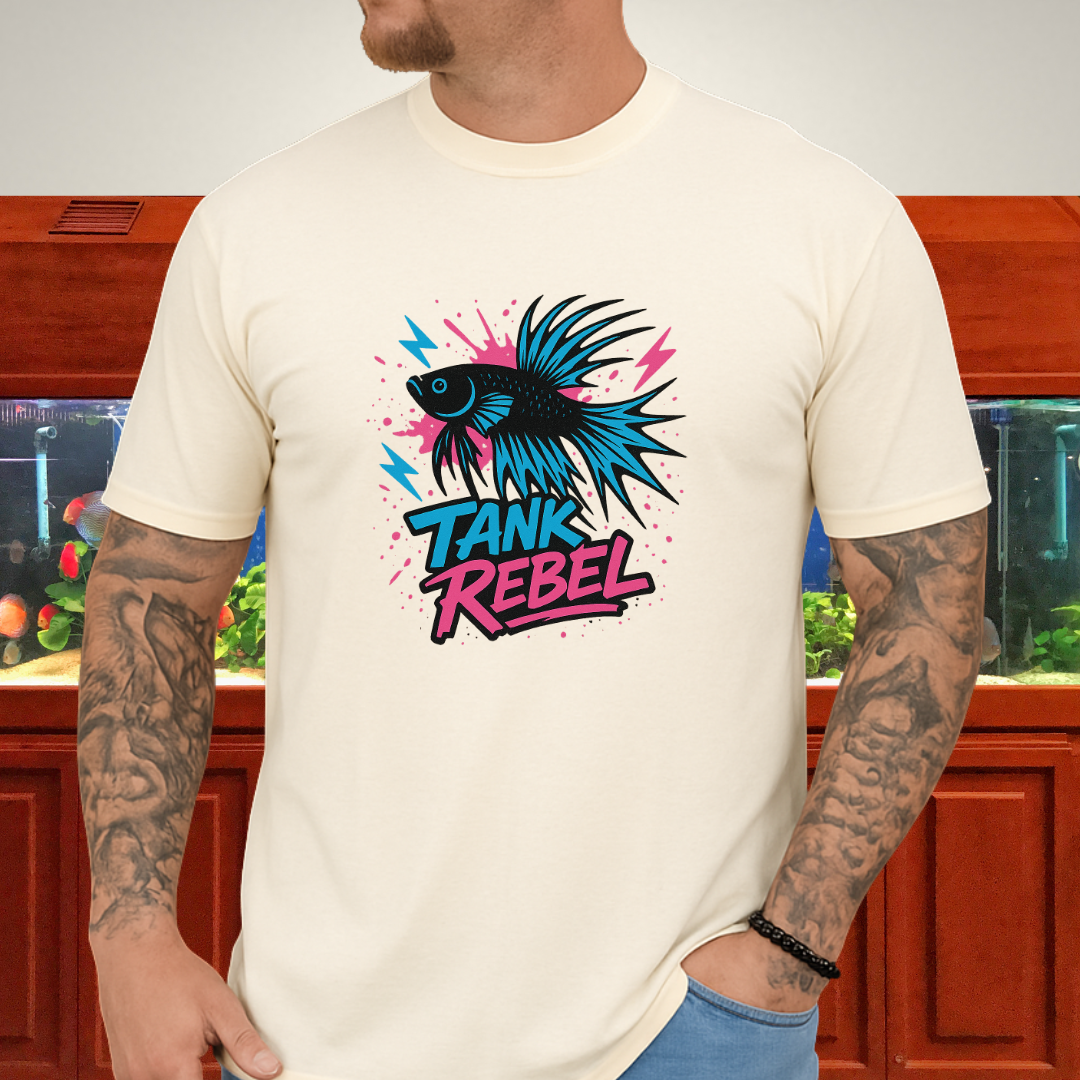 Tank Rebel Punk Betta Fish T-Shirt