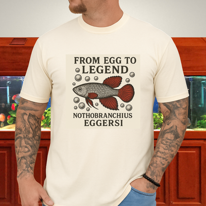 From Egg to Legend Tee – Eggersi Killifish Lithograph Design