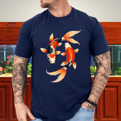Japanese Koi Fish Harmony Shirt – Aquatic Symbolism