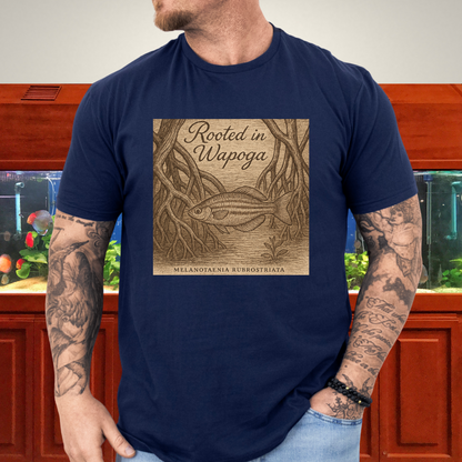 Wapoga Rainbowfish Shirt – Etched Driftwood & Mangrove Style