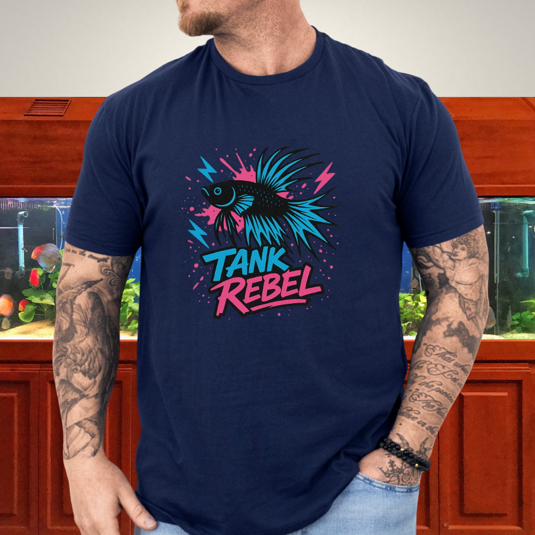 Tank Rebel Punk Betta Fish T-Shirt