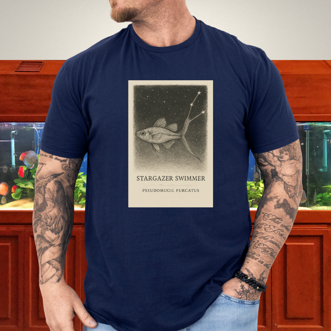 Surreal Pseudomugil Shirt – Dreamy Forktail Blue-eye Design