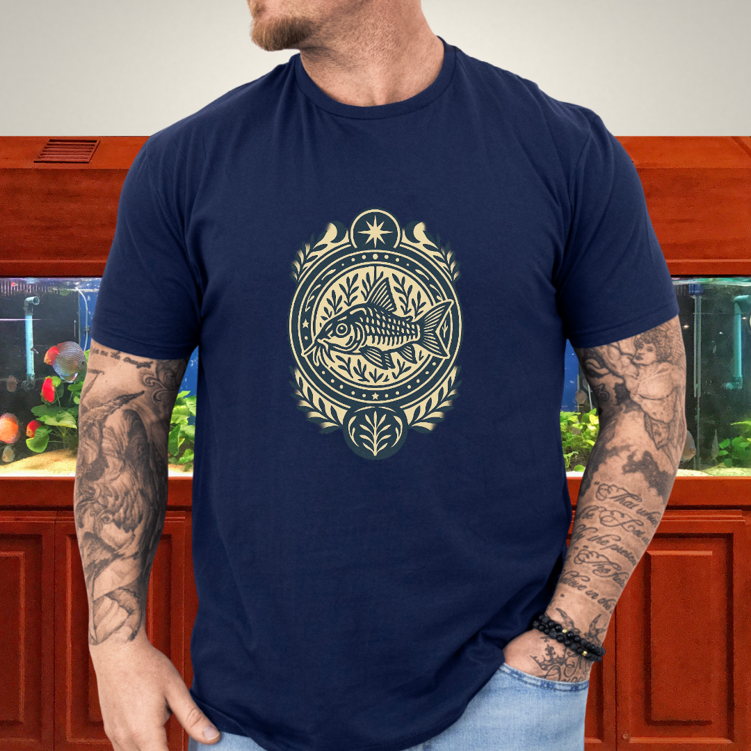 Mystic Bronze Cory Tee – Mandala Spirit Aquarium Design