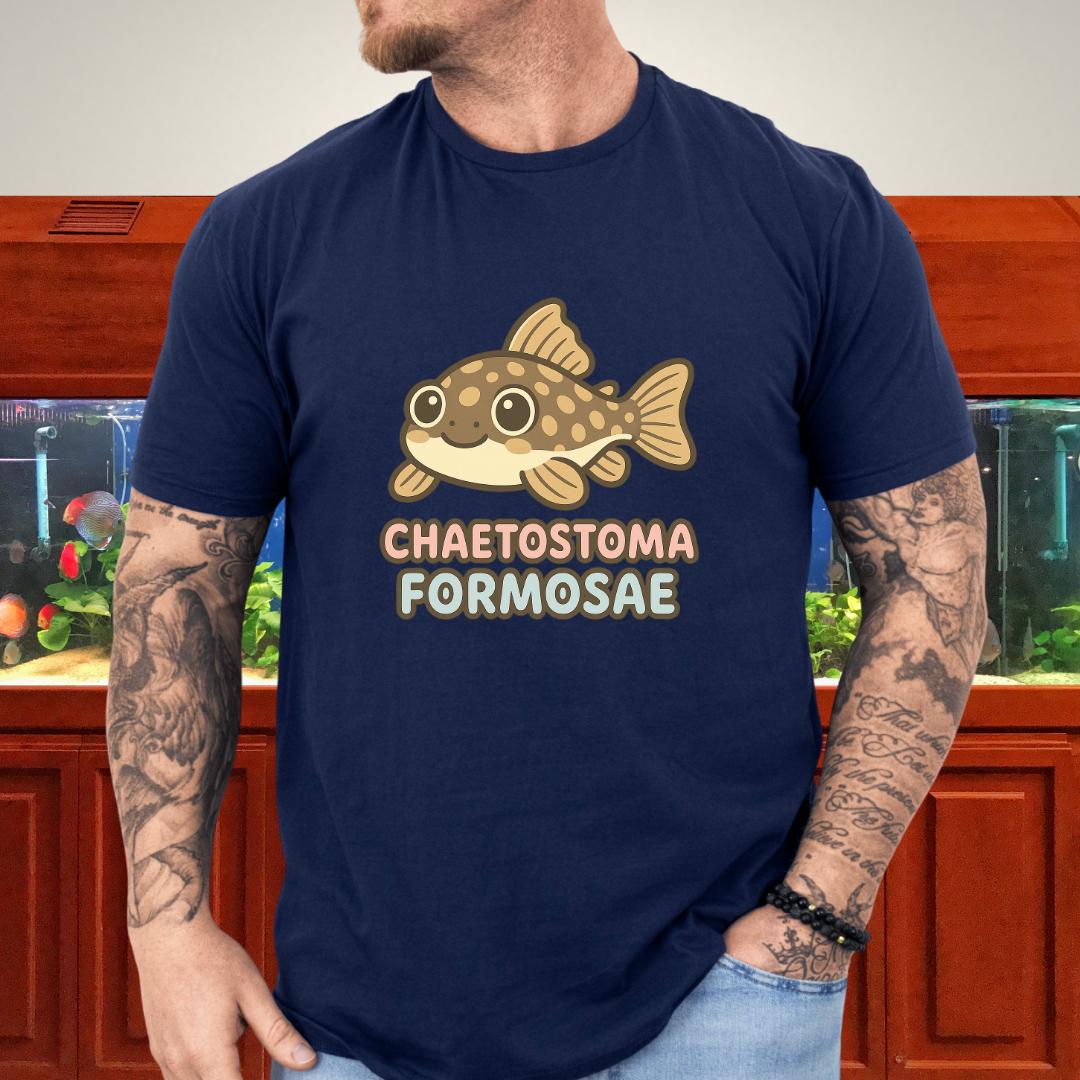 Rubber Lip Pleco Tee – Kawaii Catfish Bubble Letter Design