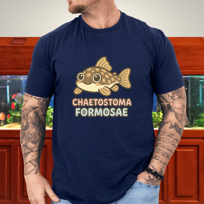 Rubber Lip Pleco Tee – Kawaii Catfish Bubble Letter Design