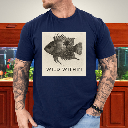 Wild Within Tee – Apistogramma Jungle Double Exposure
