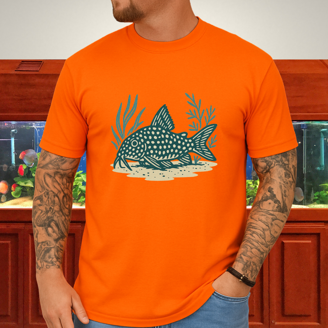 Spotted Grace Tee – Realistic Sterba’s Cory Catfish Design