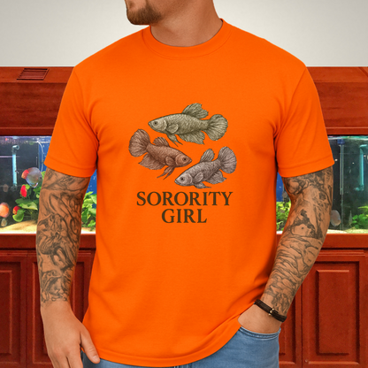 Female Betta Sorority Tee – Trio Design with Typography