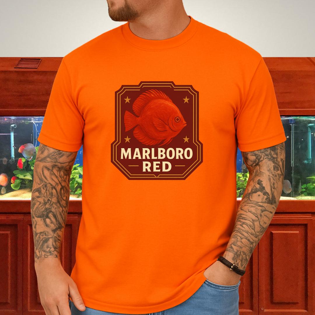 Marlboro Red Discus Prestige T-Shirt-T-Shirt-Fish &amp; Friends Tees