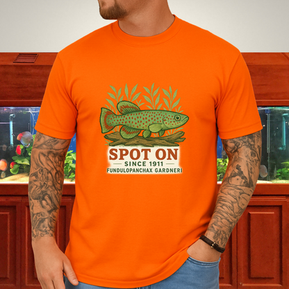 Spot On Since 1911 Tee – Gardneri Killifish Retro Design