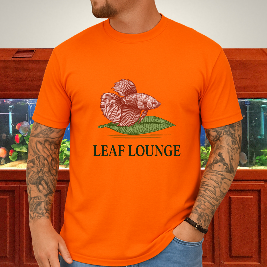 Leaf Rest Betta Tee – Floating Betta Fish Design
