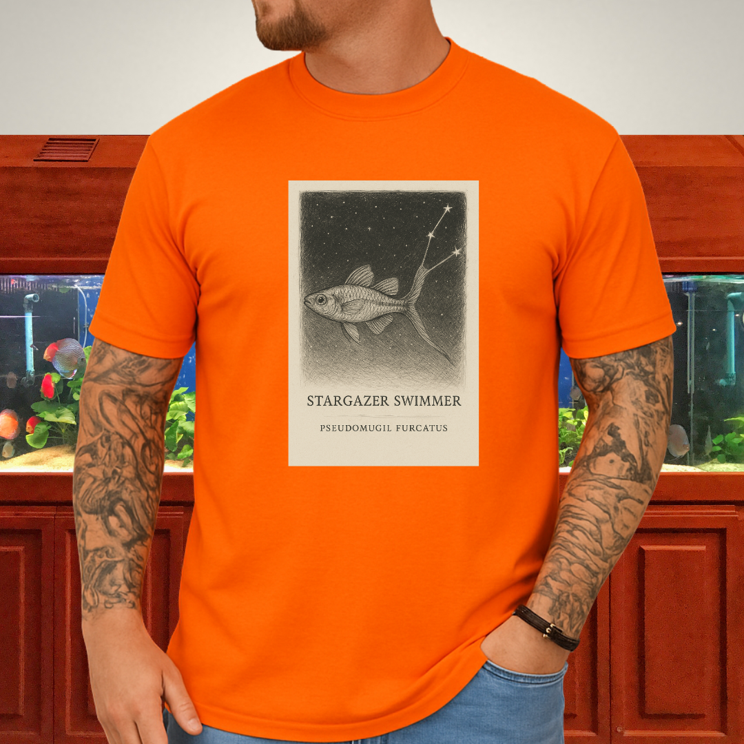 Surreal Pseudomugil Shirt – Dreamy Forktail Blue-eye Design