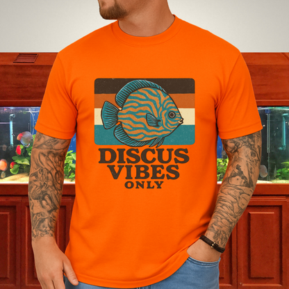 Retro Discus Fish T-Shirt – 70s Groovy Aquarium Style